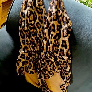Vintage Leopard Swim Suit